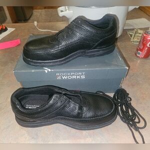 Rockport Works World Tour Steel Toe Oxford Men's Work Shoes NIB